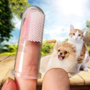 COD Pet Tooth Finger Brush Toothbrush For Dogs Cats 1pcs Pet Toothbrush Transparent Silicone Soft Finger Toothbrush Dog Teeth Cleaning Dog Care Finger Cover Pet Supplies Transparent Silicone Finger Toothbrush Dog Teeth Brush Latex Finger Cots