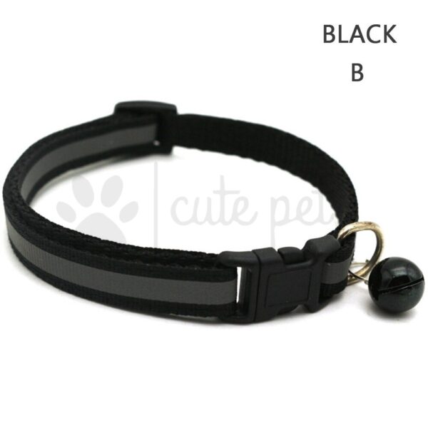 COD DOG CAT COLLAR Pet Reflective Collar Adjust Safety Buckle Bell Leash for Puppy Dog Cat Pet Cat Dog Reflective Collar Pet Collar Adjustable Reflective Collar Tie Bell Dog Cat Safety Buckle Belt Pet Reflective Collar Adjustable Pet collar Cat Dog collar