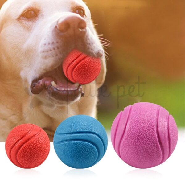 PET Dog Toy Rubber Ball Bite-resistant Dogs Puppy Teddy Pitbull Pet Dog Training Toy Ball Indestructible Solid Rubber Ball Chew Play Bite Toy With Carrier Rope Bite Pet Dog Training Leisure Toy Balls Solid Rubber Ball Chew Playing Bite Toy With Carrier