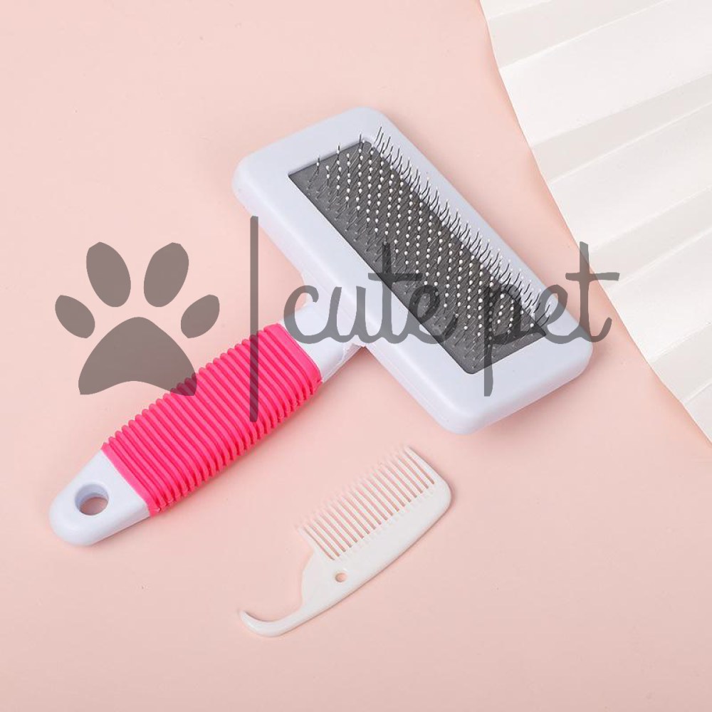 Pet Dog Hair Removal Combs Cats Fur Cleaning Original Brush Grooming Combs Tool Stainless Non-slip Pet Product