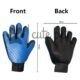 Pet Grooming Glove Efficient Pet Hair Remover Mitt Perfect for Dog & Cat with Long & Short Fur