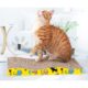 Wave shape cat scratching cat board toys bite-resistant corrugated cat claw board bone type cat claw grinding toy